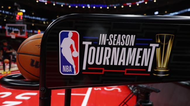 The NBA’s In-season tournament is underway. (Photo by Michael Reaves/Getty Images)