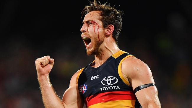 Richard Douglas was widely loved by Crows fans. Picture: Daniel Kalisz/Getty Images