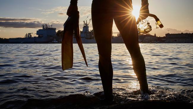 Greg Bearup at Woolloomooloo Bay. Picture: Nick Cubbin