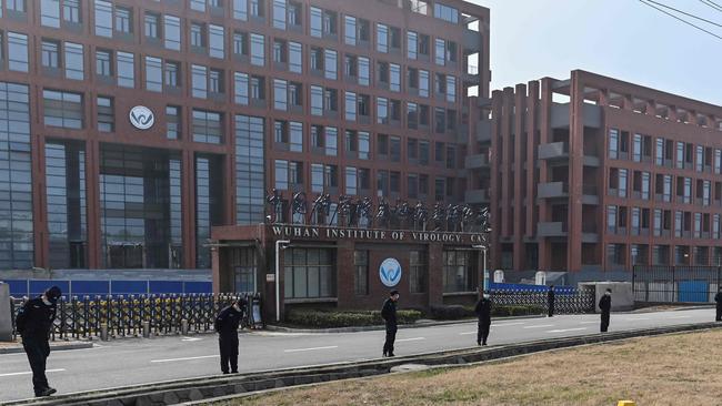 The Wuhan Institute of Virology in Wuhan. Picture: AFP