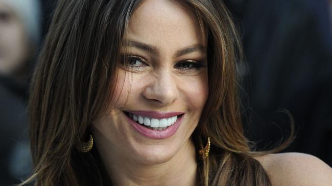  Colombian actress Sofia Vergara arrives for the European premiere of Happy Feet Two.