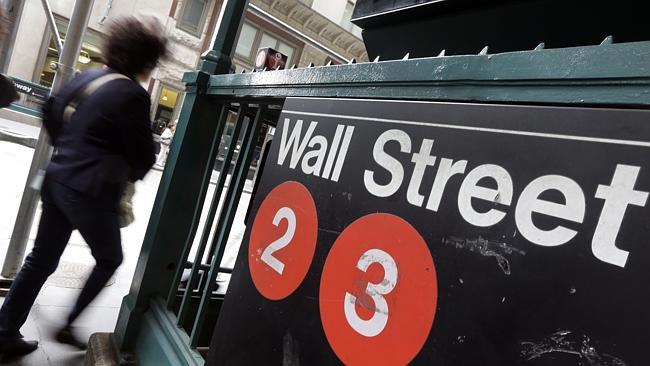 A Wall Street subway stop, in New York's financial district.