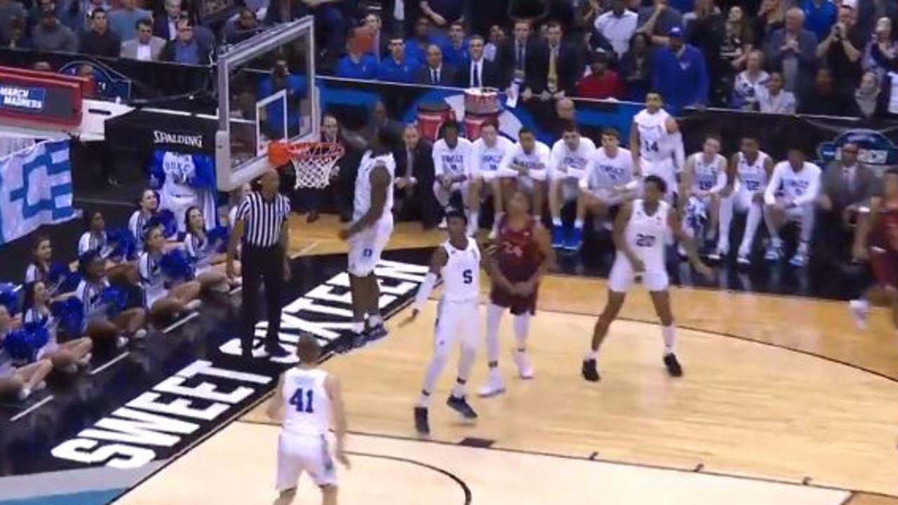 Is Zion's neck at the rim?