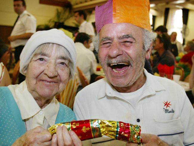 Hundreds of people enjoy the annual Salvation Army Christmas lunches across Melbourne. 