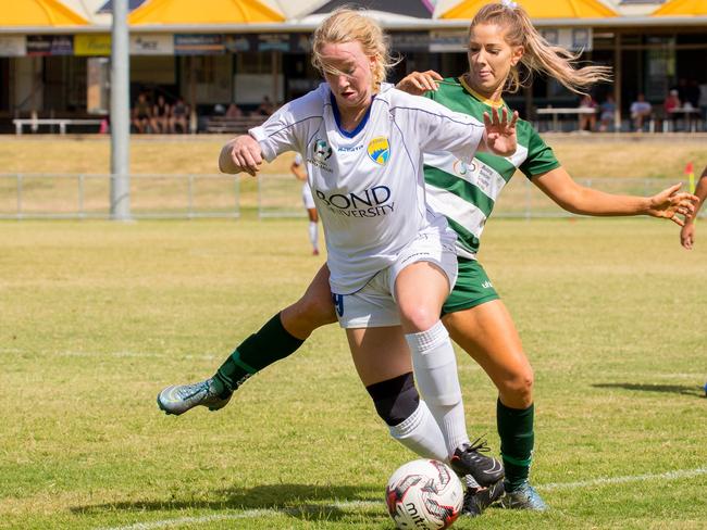 Gold Coast United striker Mackenzie Akins. Picture: Chris Simpson