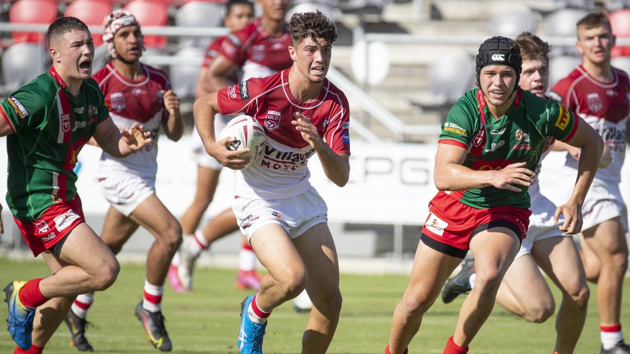 Meninga Cup action this season at Dolphin Oval. Naytan Iselin-Jansen. Picture: Renae Droop