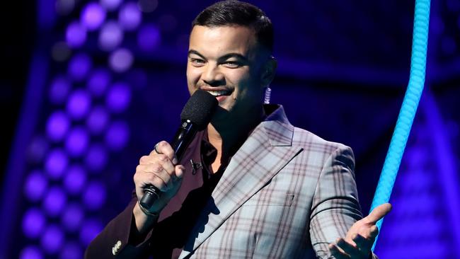 Guy Sebastian had the audience in stitches early on. Picture: AAP.