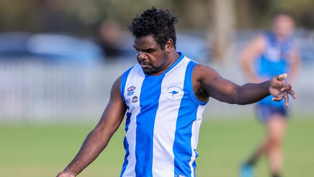 South Alice Springs have won their opening three matches of the 2023 CAFL season. Picture: Charlie Lowson / AFLNT Media