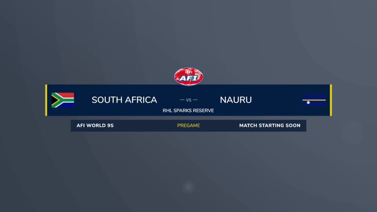 Replay: South Africa v Nauru (Division 2 grand final) — 2025 AFI World 9s