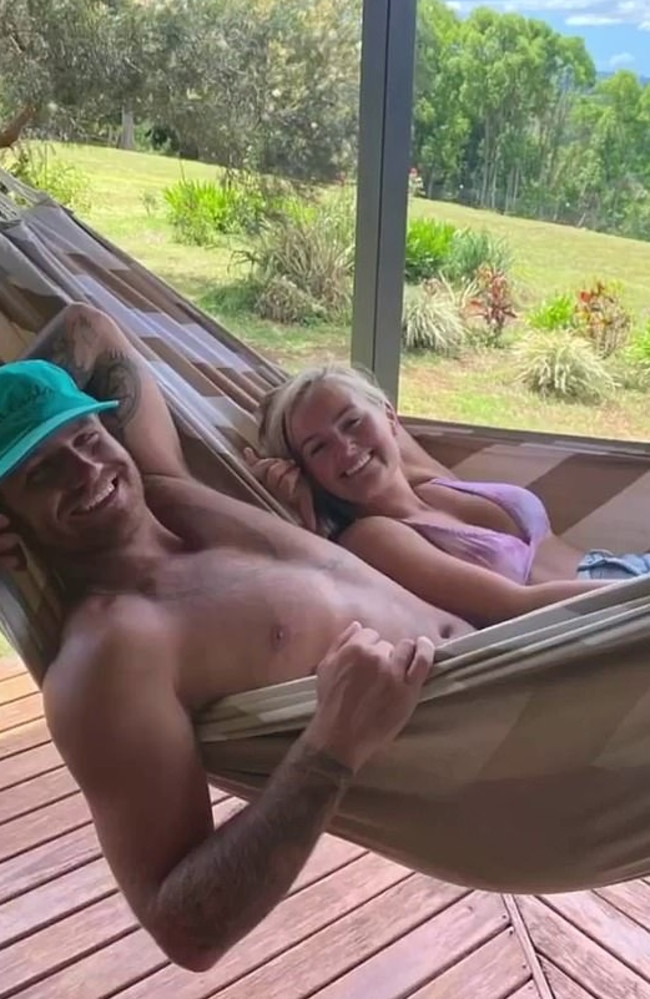 The Bachelorette’s Elly Miles posted on Instagram that Frazer loves a hammock, a fire and a laugh and that she had ‘hit the jackpot’.