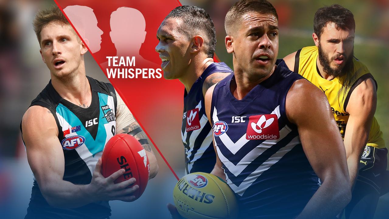 AFL team whispers Round 13, featuring Hamish Hartlett, Harley Bennell, Stephen Hill and Shane Edwards.