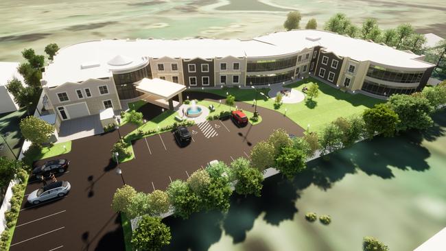 An artist's impression of Grandeur Care's new nursing home planned for Normanville. Picture: Kirkbride Architects