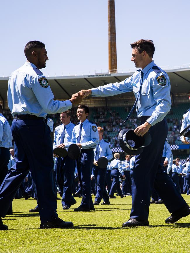 NSW Police's new probationary constables. Picture: Dylan Robinson