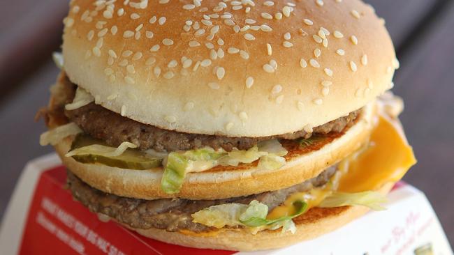 Pictured is a McDonald's Big Mac, for a story on McDonalds revealing whats in their food and where it comes from.