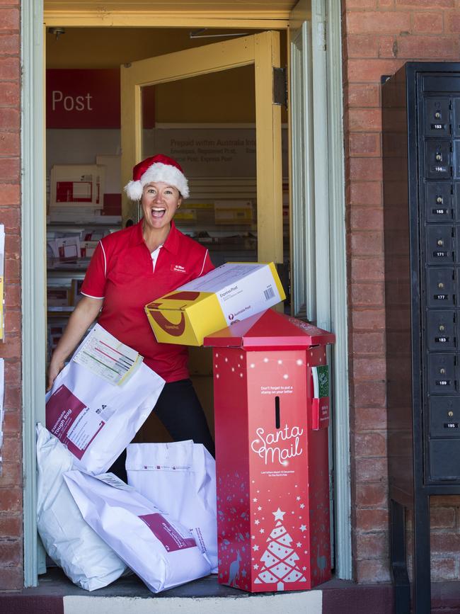 Shannon Brown from the Bridgewater Post Office. Picture: ZOE PHILLIPS