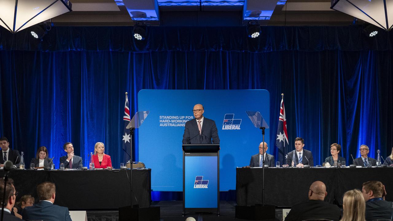 The party faithful met for their annual council in Canberra. Picture: NCA NewsWire / Martin Ollman
