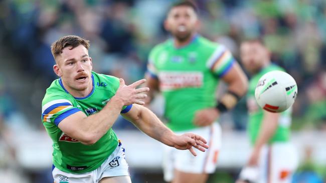 Tom Starling in action for the Raiders. Picture: Mark Nolan/Getty