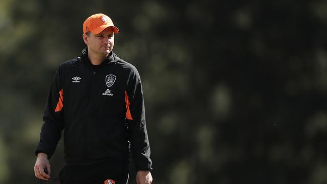 Roar coach Warren Moon has been preparing his team for the A-League finals. Picture: Mark Metcalfe/Getty Images