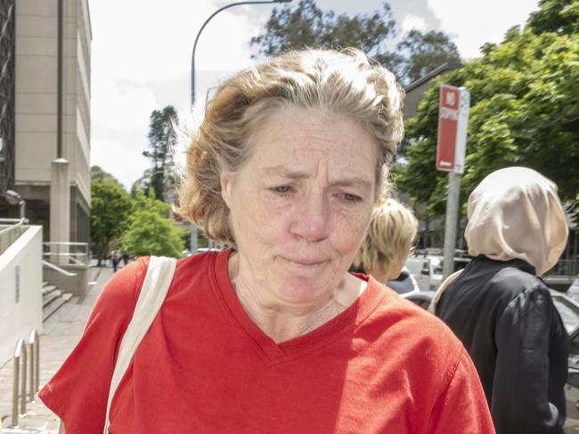 Mr Greig’s aunt broke down in tears outside the courtroom. Picture: NewsWire / Monique Harmer