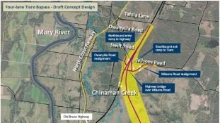 Tiaro bypass concept design.