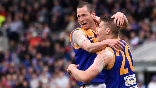 Lachlan Cassidy (left) became Sebas’ first outright winner of the league medal. Picture: Ballarat Online News