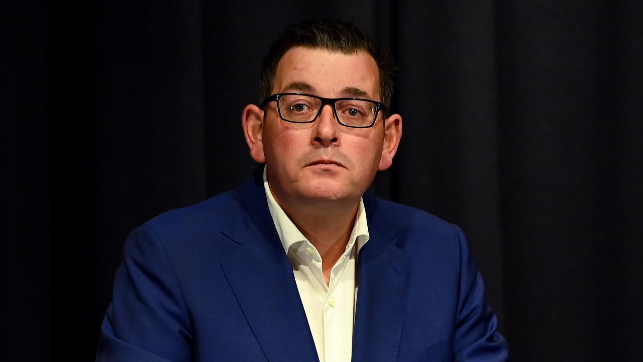 Victorian Premier Daniel Andrews on Monday. Picture: Quinn Rooney/Getty Images