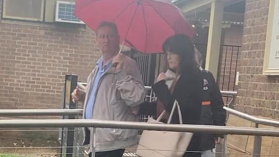 Mr Cross’s parents outside Picton Local Court on Tuesday. Picture: Lauren Ferri.