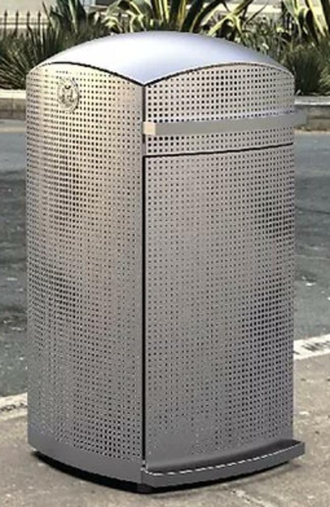 This custom-designed bin cost taxpayers almost $30,000 each.