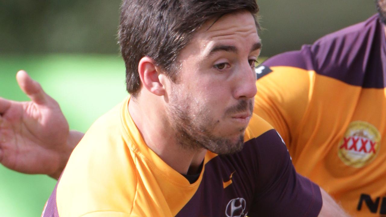 Ben Hunt at Broncos training, Red Hill - Photo Steve Pohlner