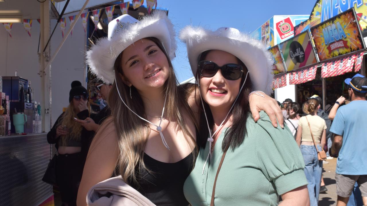 Lillianne Bole-Leaveu and Amanda Boles at the 2024 Rockhampton Agricultural Show.