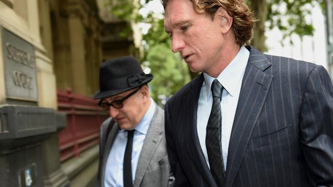 The past five years have been a series of battles for Hird, pictured here outsode the Supreme Court. Picture: Nicole Garmston