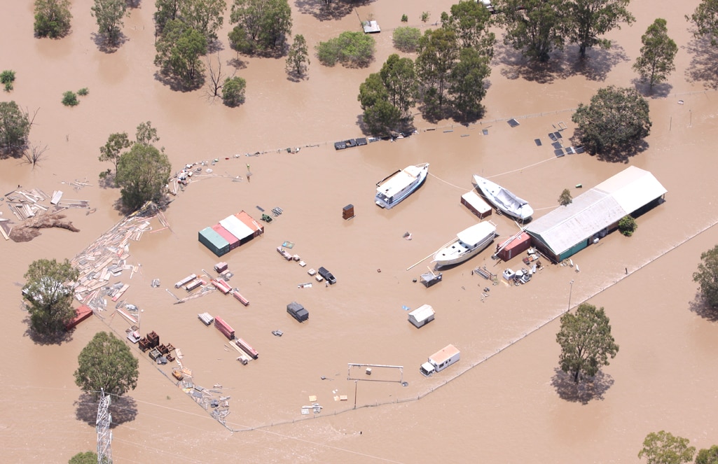 Aerial view of Rockhampton floods 03/01 | The Chronicle