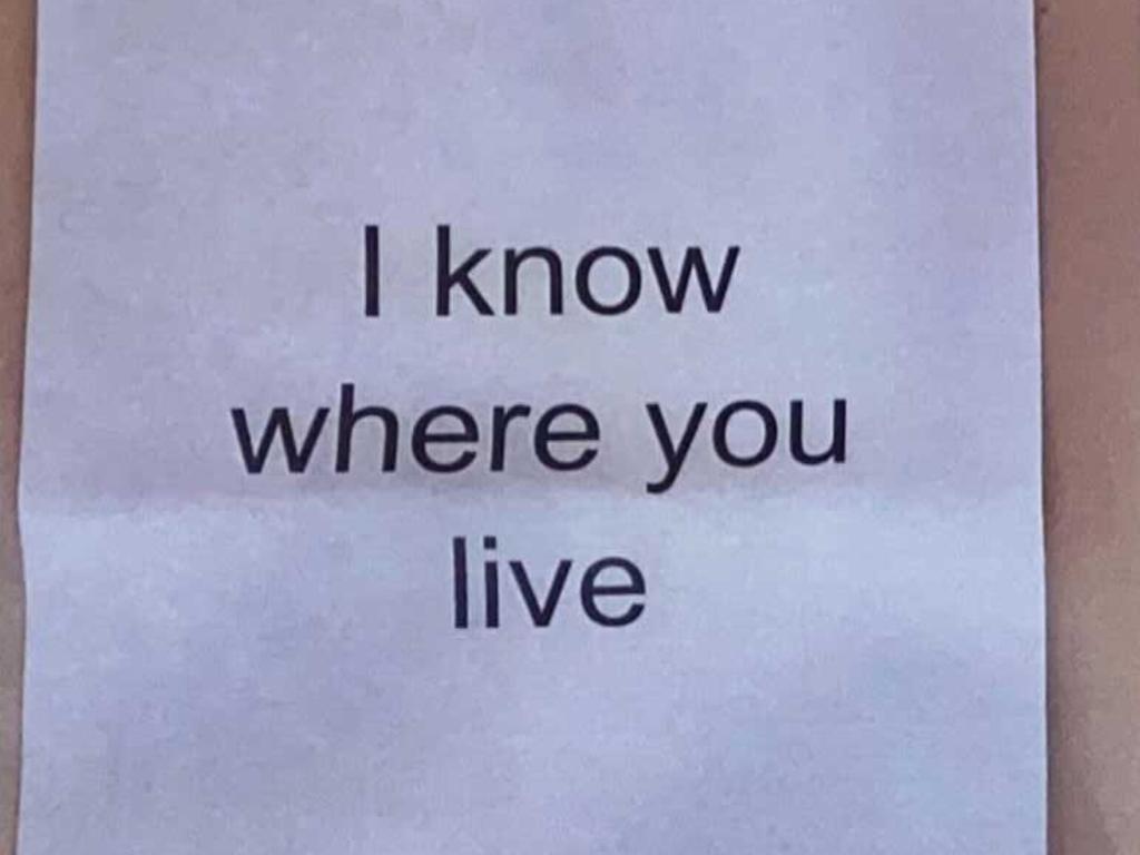 Some of the letters allegedly sent by former Dean of Science at the University of Technology Sydney Dianne Jolley to herself. Picture: Supplied.