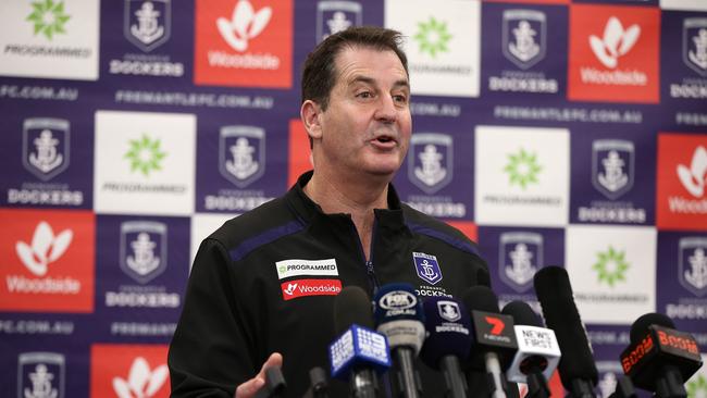 Ross Lyon as coach of Fremantle. Getty Images