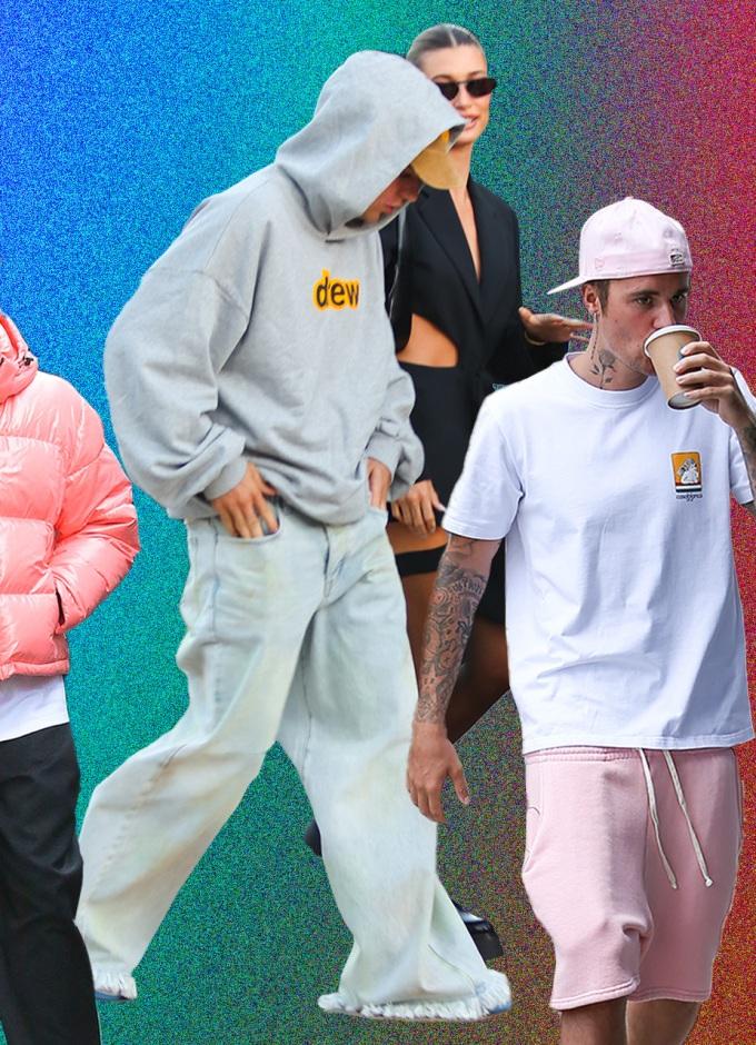 Short shorts? In winter? Justin Bieber says yes!