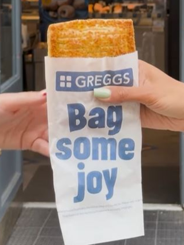 The chain sells sausage rolls and sandwiches. Picture: Instagram/Gregg's