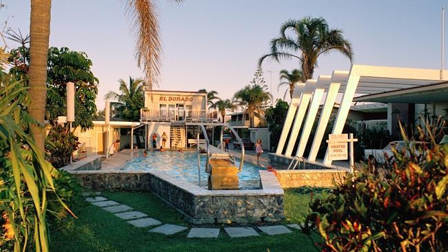 The El Dorado pool was once the highlight of the 1950s motel.