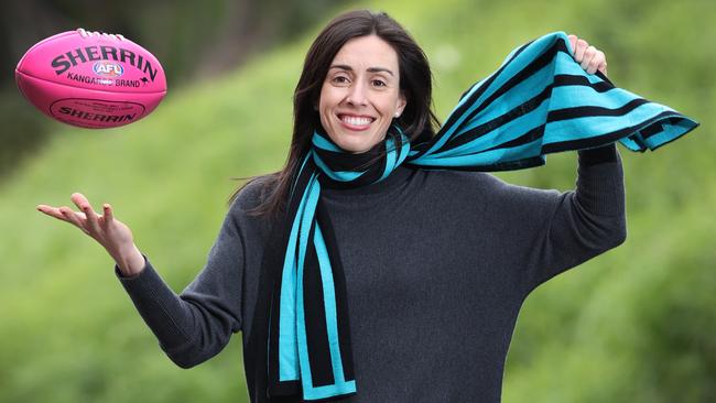 For Port Adelaide board member Holly Ransom, the club’s AFLW team is a dream come true. Picture: David Caird