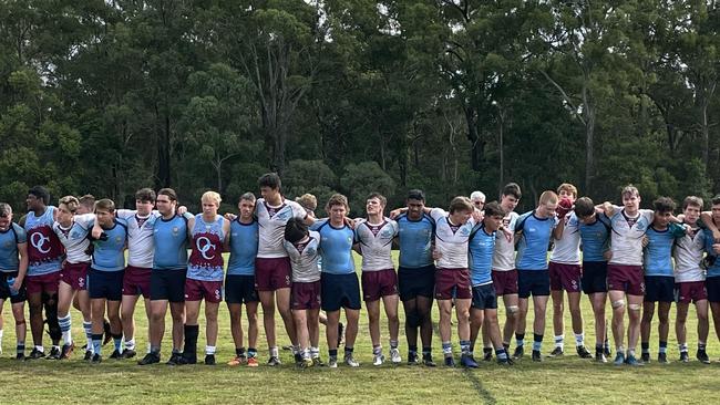 Orimiston College and St Columban's players.