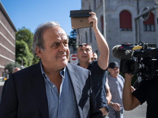 Michel Platini, the former France captain and UEFA president had hopes of becoming FIFA president. Picture: Fabrice COFFRINI / AFP