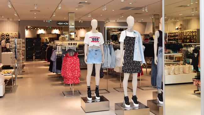 H&M is triming its store footprint. Picture: Shae Beplate.