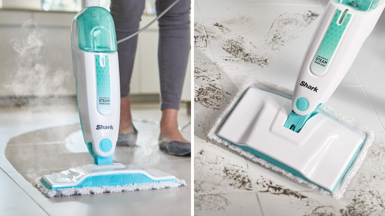 Score 62 per cent off the Shark steam mop that "cleans like a dream". Picture: Amazon Australia.