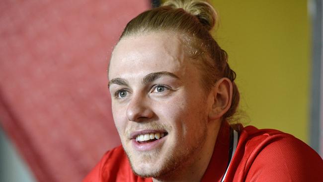 Perth Wildcats unveil new recruit Hugh Greenwood (to wear #3).