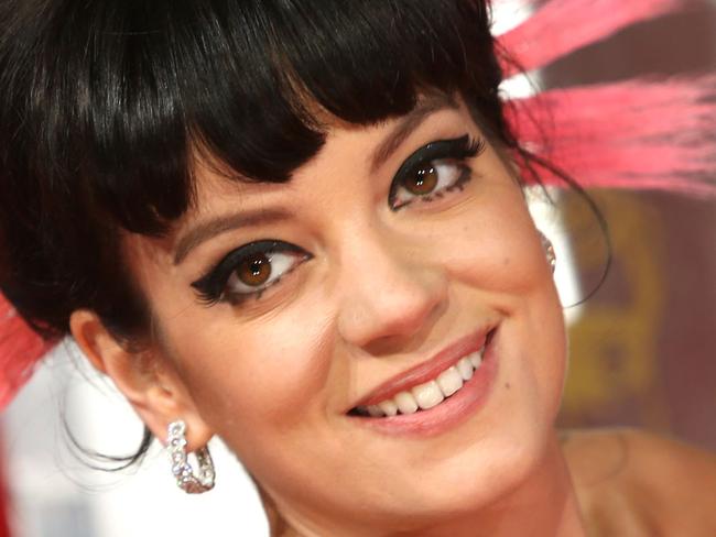 Singer Lily Allen poses for photographers on the red carpet at the EE British Academy Film Awards held at the Royal Opera House on Sunday Feb. 16, 2014, in London. (Photo by Joel Ryan/Invision/AP) Picture: Ap