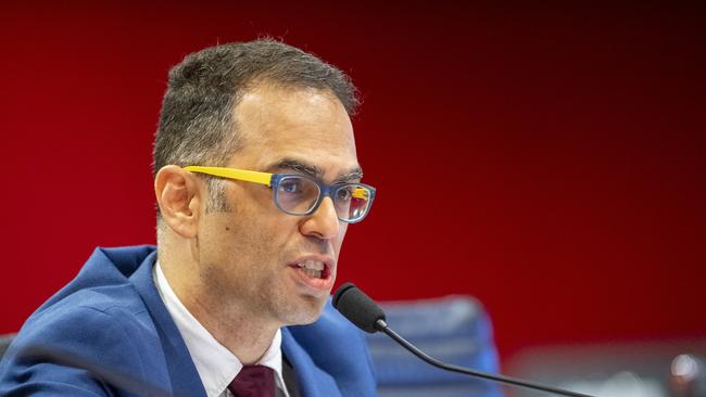 Treasurer Daniel Mookhey said the upcoming state budget would report a $2.6bn writedown arising from the government’s self-insurer. Picture: NewsWire / Jeremy Piper