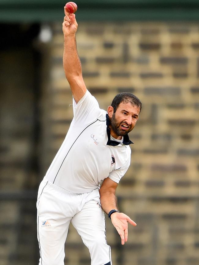 Senior Division leading wicket-taker Aziz Ullah of Haig Fawkner.