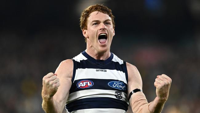 Gary Rohan is part of a very dangerous Geelong forward line.