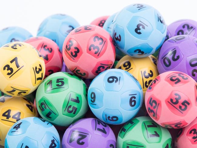 Lotto balls.