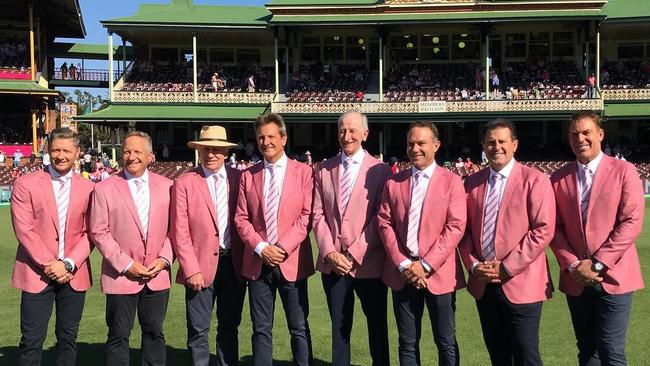 The Nine commentary as it was in January 2018: Michael Clarke, Ian Healy, Ian Chappell, Mark Nicholas, Bill Lawry, Michael Slater, Mark Taylor, Shane Warne PICTURES INSTAGRAM.