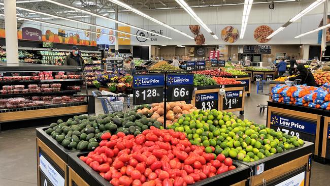 Lots of fruit and veg, but not as good quality as in Australia. Picture: Benedict Brook/news.com.au.